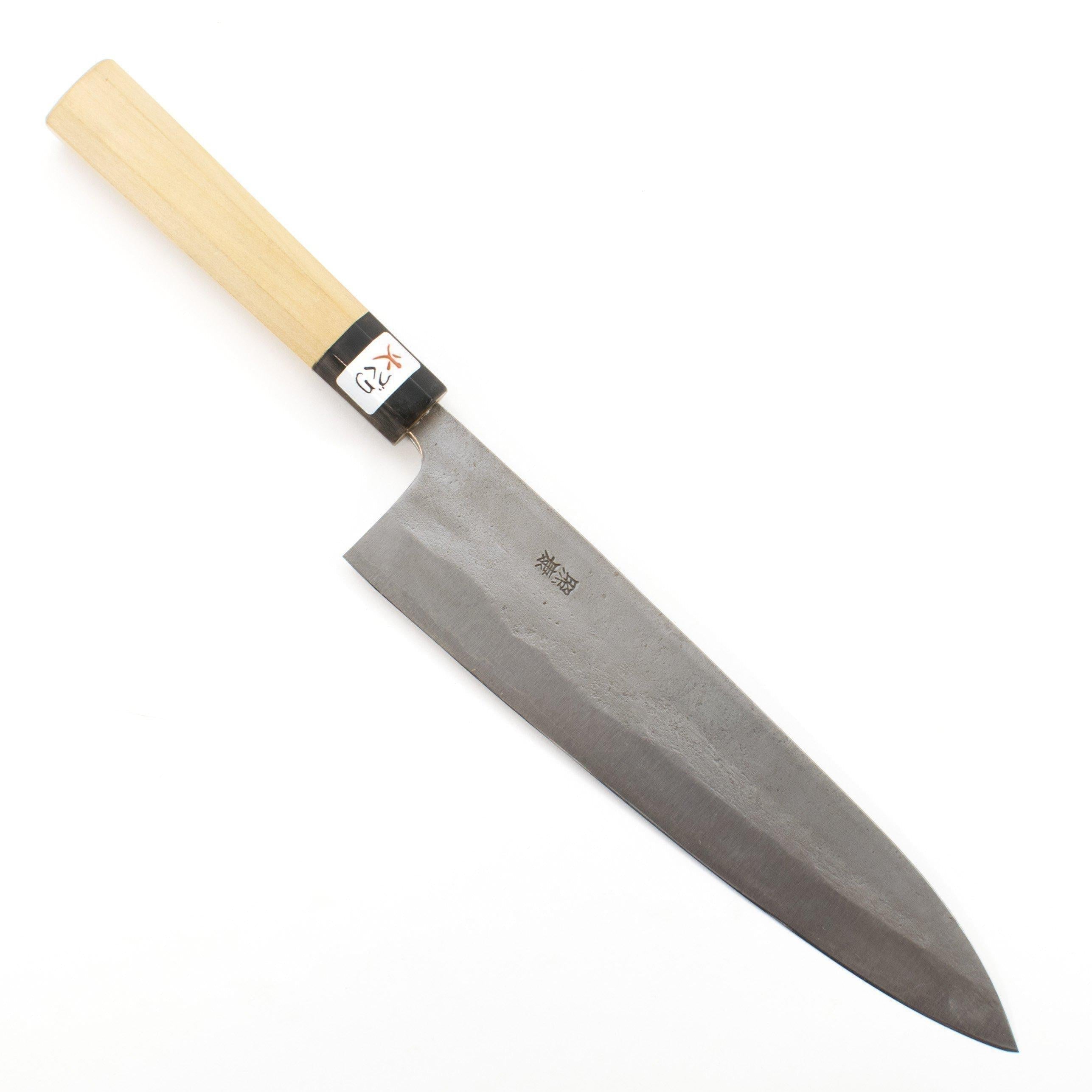 Premium Fujiwara Teruyasu Nashiji Gyuto 240mm Japanese Chef Knife - High Carbon Steel Blade for Professional Chefs & Home Cooking, Perfect for Slicing, Dicing & Meat Preparation