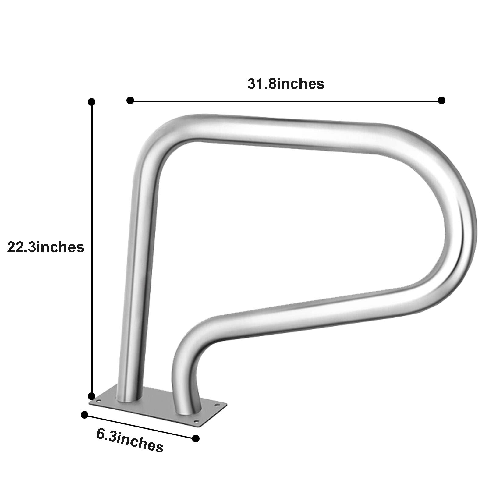 304 Stainless Steel Inground Pool Handrail with Blue Grip Cover - Rustproof Safety Railing for Swimming Pool Stairs | Durable Pool Rail with Anchors & Screws | Perfect for Pool Safety, Accessibility, and Easy Entry/Exit