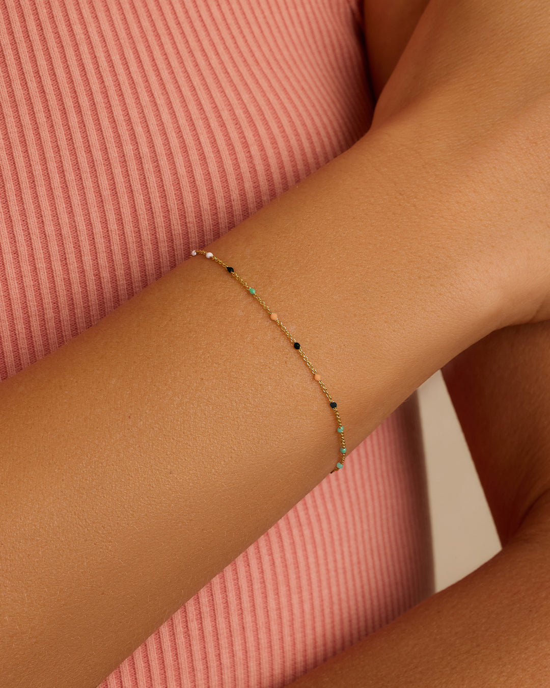 Elegant Capri Bracelet for Women - Adjustable Beaded Wristband for Casual & Formal Wear - Perfect for Gifts, Parties, and Everyday Accessories