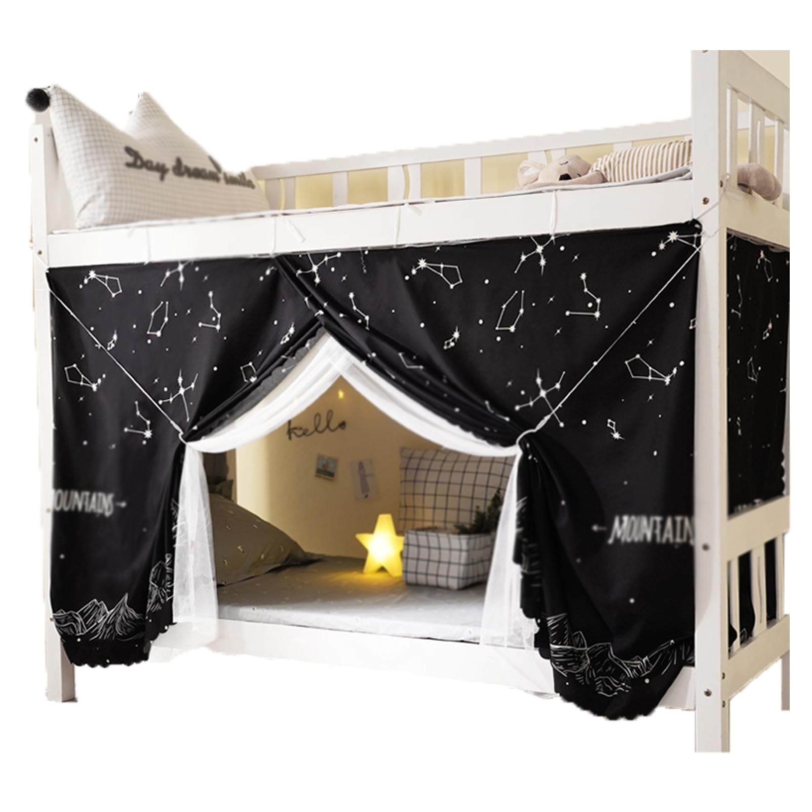 CYzpf Portable Mosquito Net for Bed - Breathable Hanging Canopy Curtains, Easy Installation for Dorm, Bedroom & Indoor Use | Perfect for Students, Travel & Cozy Sleep