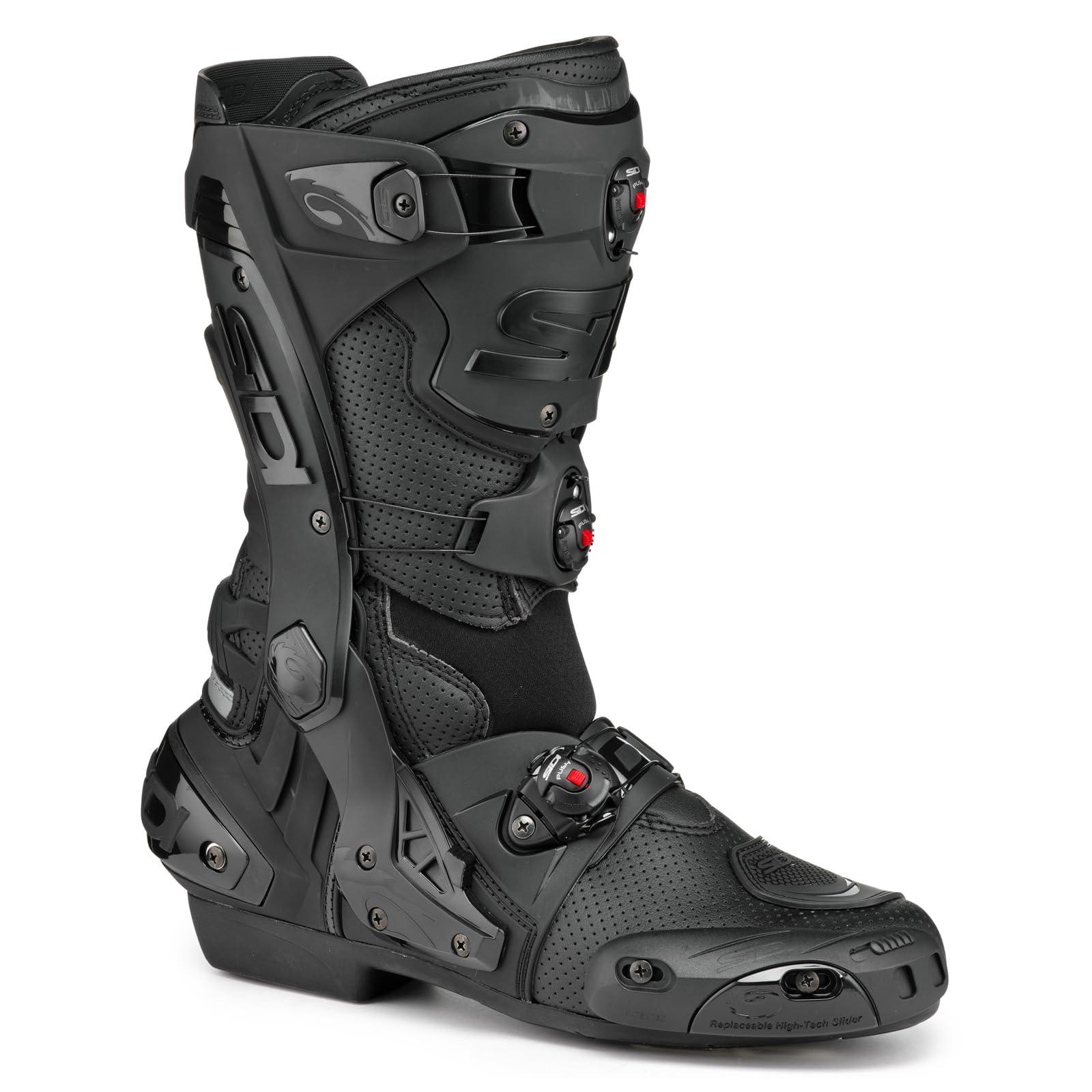 SIDI Rex Air Road Motorcycle Boots for Men - Durable & Comfortable Riding Shoes for Adventure & Touring Bikes - Perfect for Long-Distance Rides & Commuting