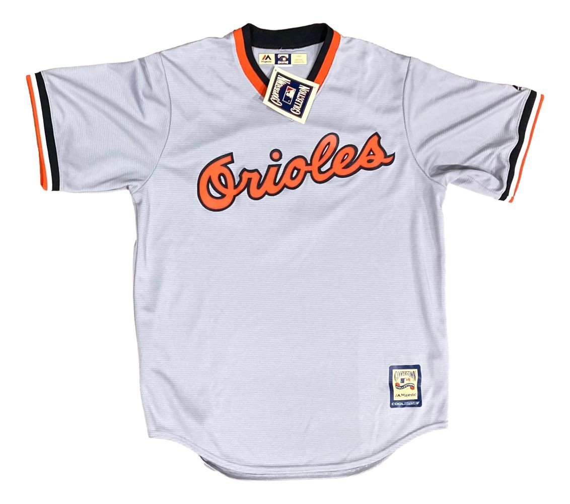 Cal Ripken Baltimore Orioles Majestic Cooperstown Cool Base Baseball Jersey - Authentic MLB Replica for Fans & Collectors - Perfect for Games, Events & Memorabilia Display