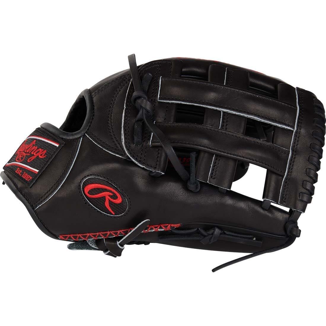 Rawlings Pro Preferred 12.75 Inch Outfield Baseball Glove - RPROS3039 6BSS | Premium Leather Glove for Baseball Players | Perfect for Outfield Training & Games