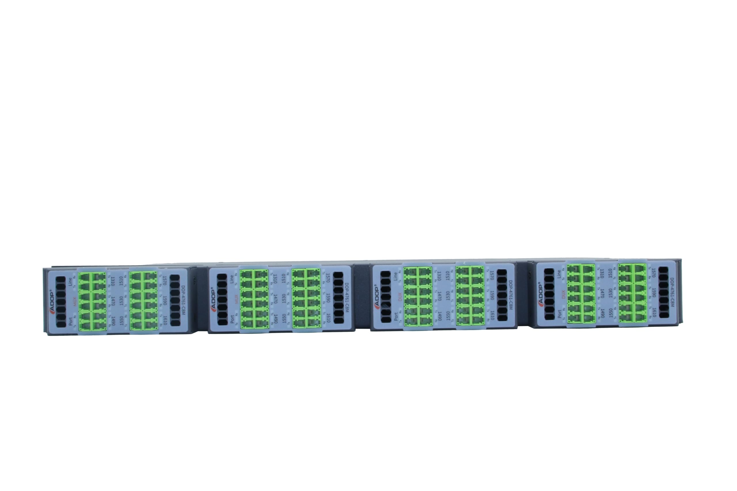 8-Channel 1470-1610nm CWDM Mux Demux Module with Monitor Port, LC/UPC Dual Fiber, Low Insertion Loss - Ideal for Data Center, Telecom Networks & Fiber Optic Expansion