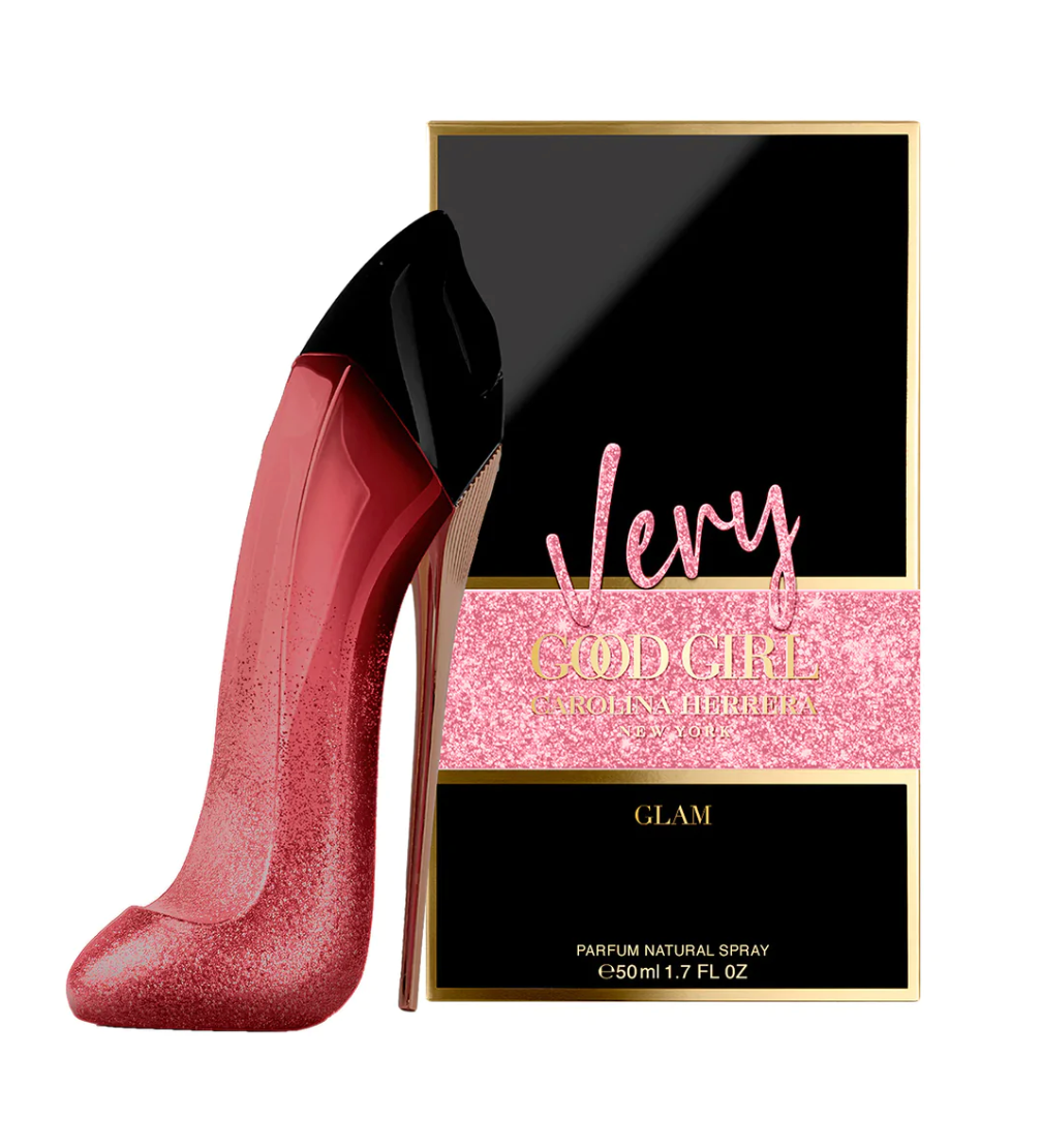 Carolina Herrera Very Good Girl Glam Eau de Parfum Spray for Women - Long-Lasting Floral Fragrance for Evening Events & Special Occasions