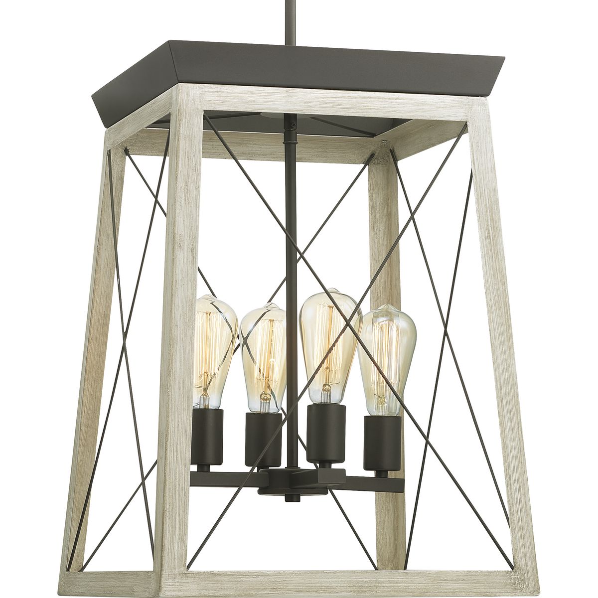 Briarwood Collection 4-Light Chandelier - Elegant Foyer Lighting Fixture for Entryway, Dining Room & Living Room | Modern Farmhouse Ceiling Light for Home Decor