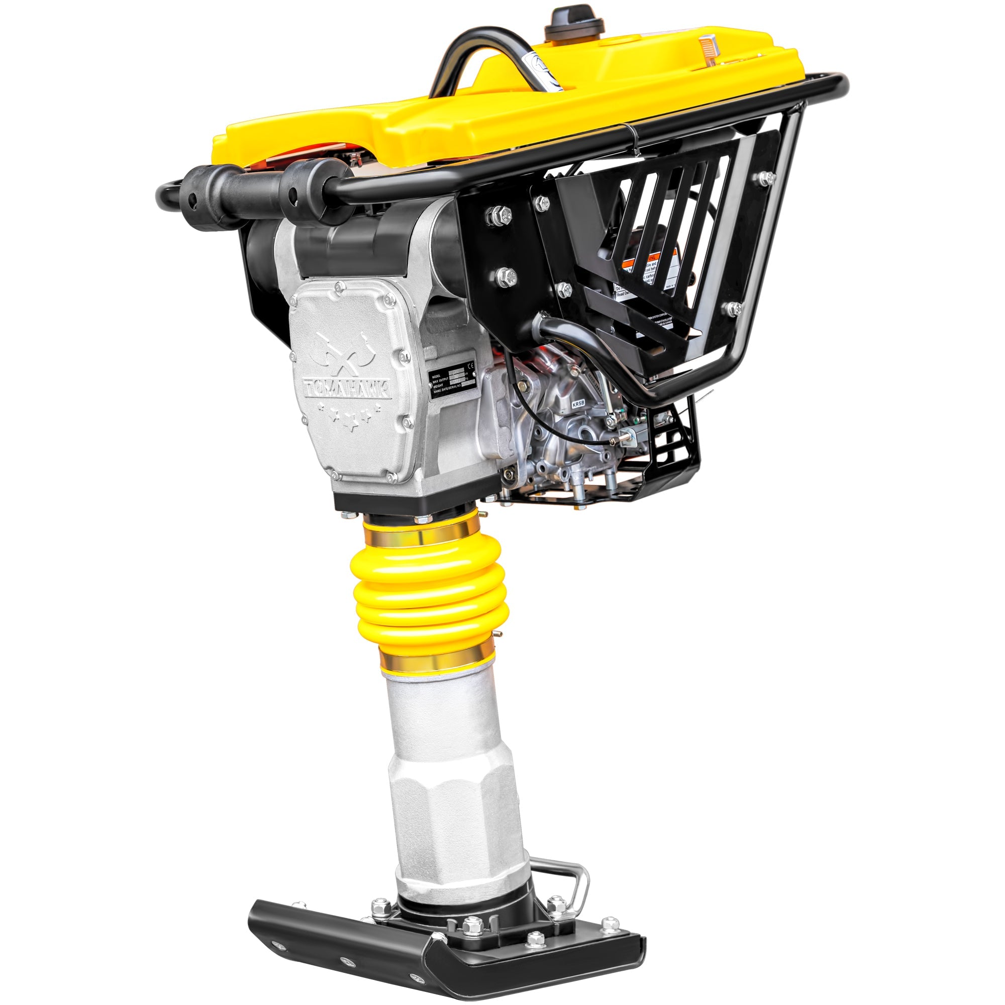 3 HP Honda GX100 Vibratory Rammer Tamper - 3350 lbs/ft Compaction Force - Perfect for Soil Compaction in Landscaping & Construction Projects