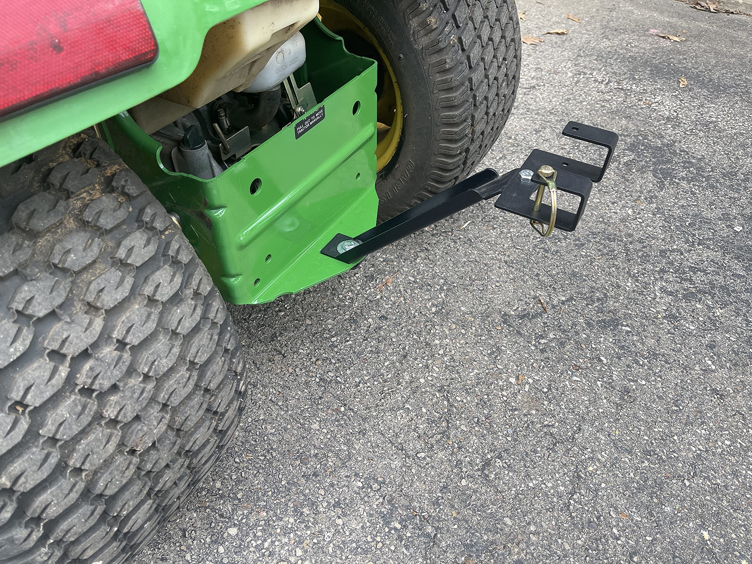 UBL Single Can Ball or Bolt Mounted Garbage Hauling Hook - Heavy Duty Trash Can Holder - Made in USA - Perfect for Outdoor Waste Management & Garage Organization