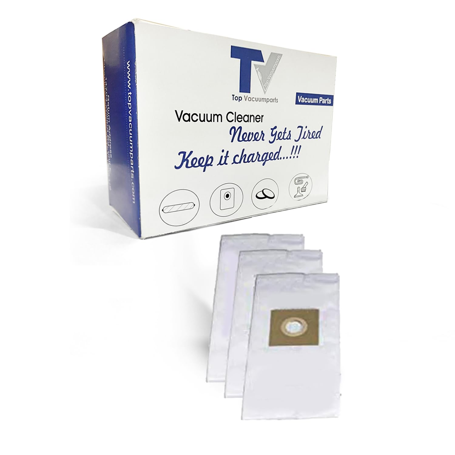 Dirt Devil RO-1400 Vacuum Bags 3pk - Replacement for Part 9597 - for Home Cleaning