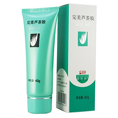 Pure Aloe Vera Gel 40g - Organic Scar Reduction, Acne Treatment & Skin Care - Edible & Safe for Face, Body & Hair - Perfect for Sunburn Relief, Moisturizing & DIY Beauty Recipes
