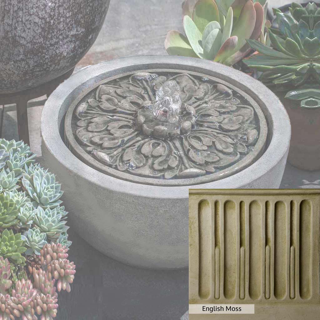Campania International M Series Medallion Fountain - Outdoor Garden Water Feature for Patio, Yard & Landscape Decor | Classic Roman Design Waterfall Fountain