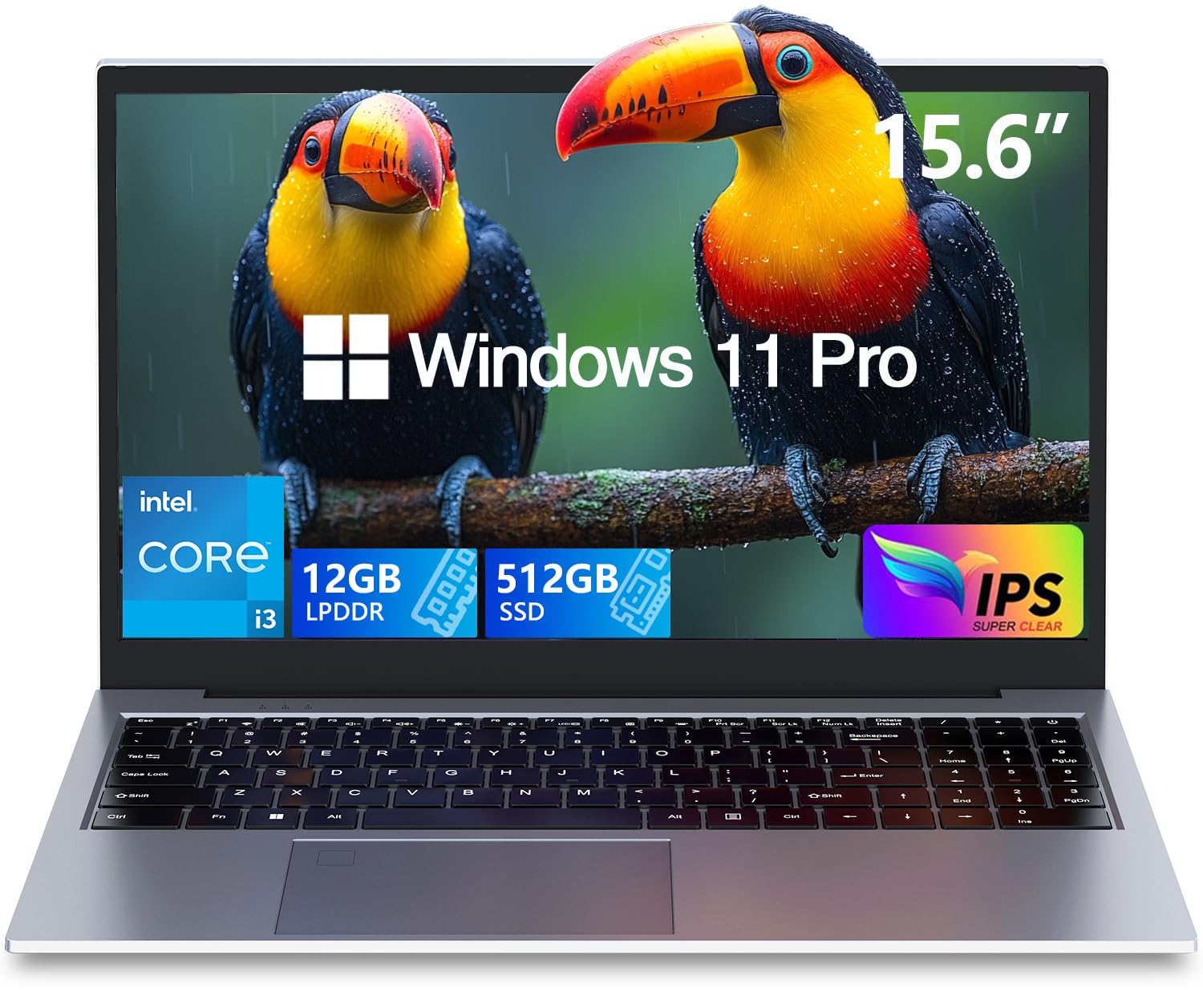 Gaming Laptop i3 12GB RAM 512GB SSD 15.6