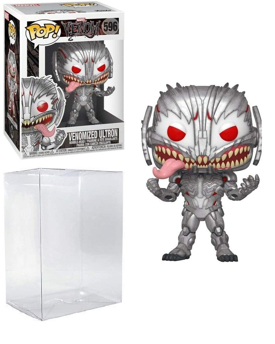 Funko Pop! Venomized Ultron #596 Marvel Venom Vinyl Figure Collectible with EcoTEK Pop Protector - Perfect for Marvel Fans, Comic Book Collectors & Pop Display Enthusiasts