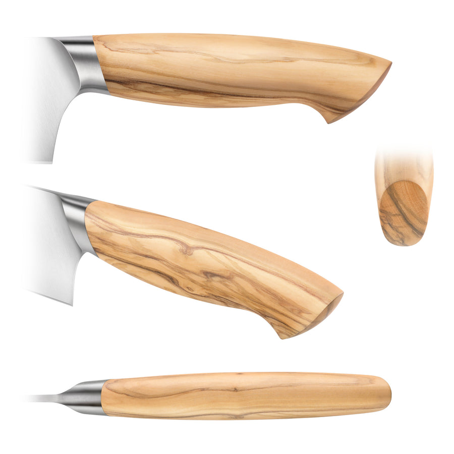 Cangshan OLIV Series 501578 6-Inch Chef Knife - Swedish 14C28N Forged Steel Blade - Professional Kitchen Knife for Slicing, Dicing & Chopping Vegetables, Meat & Herbs