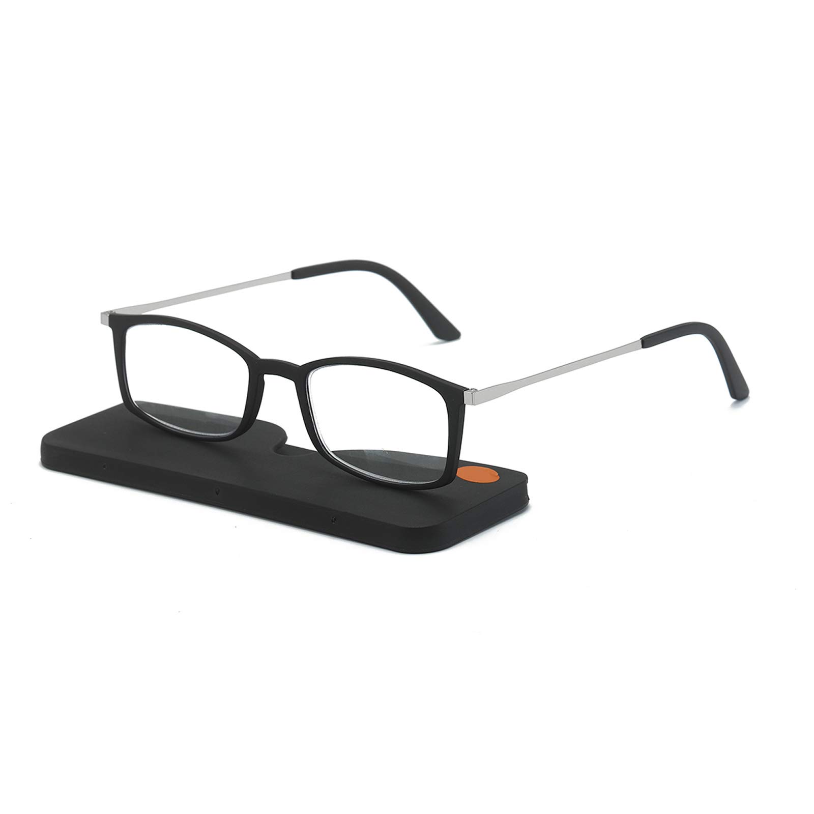 KoKoBin Ultra-Thin Blue Light Blocking Reading Glasses - Anti-Glare Computer Glasses for Men & Women (Black, +3.25 Magnification) - Reduce Eye Strain for Office Work, Gaming & Screen Time