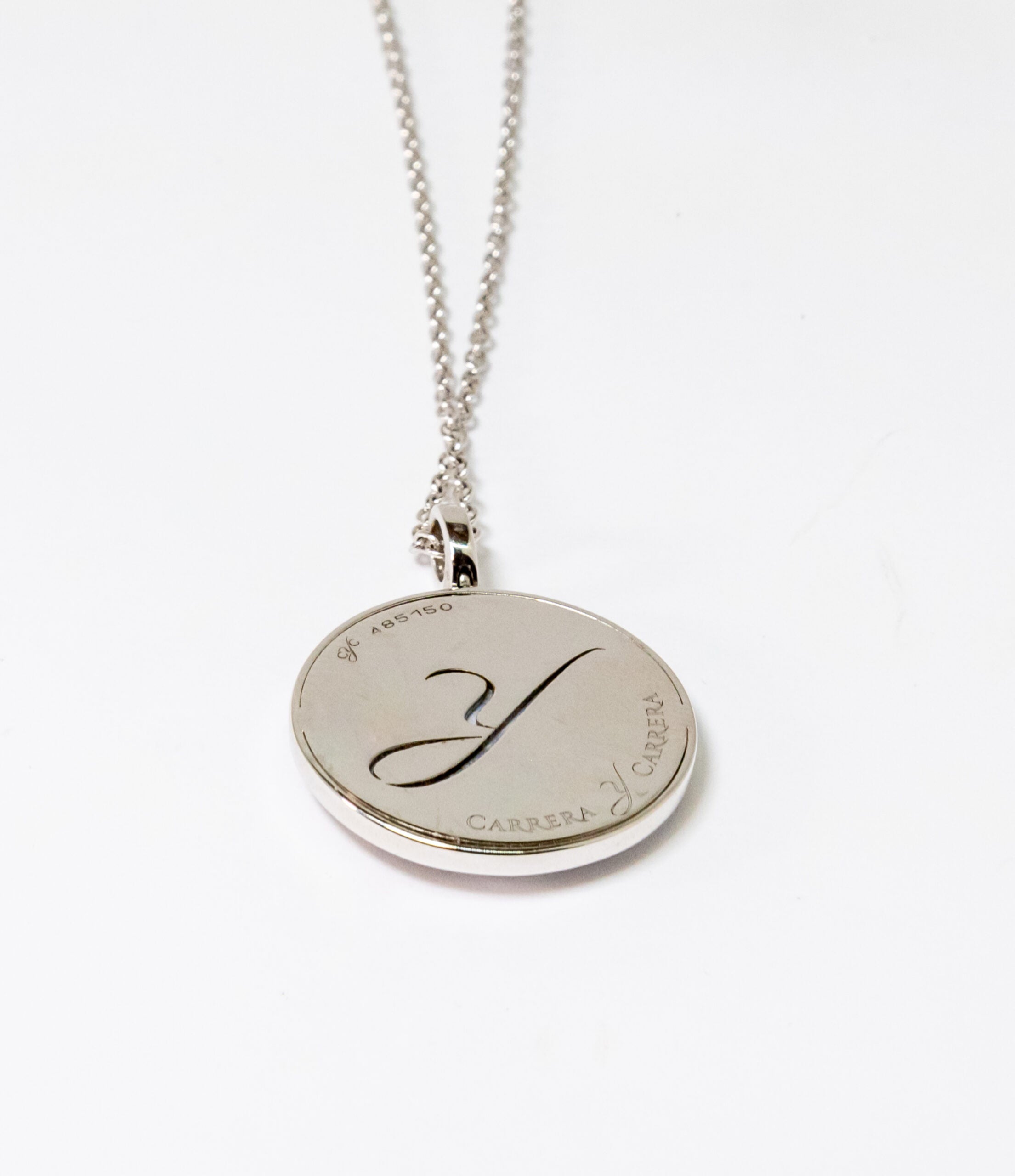 Carrera Y Carrera Baile Garden 18K White Gold Diamond Pendant Necklace - Elegant Jewelry Gift for Women, Perfect for Weddings, Anniversaries & Special Occasions