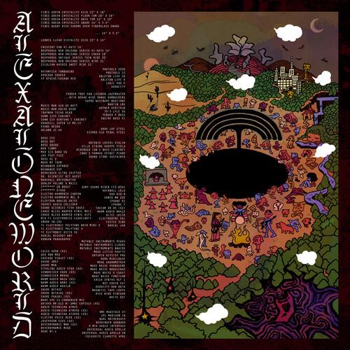 ALEXALONEWORLD (Burgundy & Black Swirl) Vinyl LP Record - Limited Edition Collector's Item for Music Enthusiasts & Vinyl Collectors - Perfect for Home Listening, Gifts & Music Collections