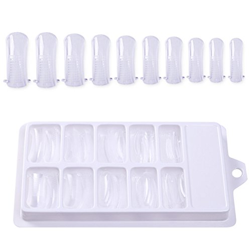 ECYC 100Pcs/Set UV Gel Nail Extension Kit - Builder Gel for Fake Nails, Poly Nail Art with Molds | Perfect for DIY Manicures, Salon Nail Extensions & At-Home Nail Art