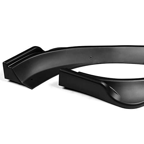 Q1-TECH 9-Piece Front Bumper Lip Kit & Side Skirt Extensions Diffuser Set for 2013-2016 Hyundai Genesis Coupe 2-Door | ABS Matte Black Spoiler Air Chin Body Splitter | Car Styling & Performance Upgrade for Sporty Look