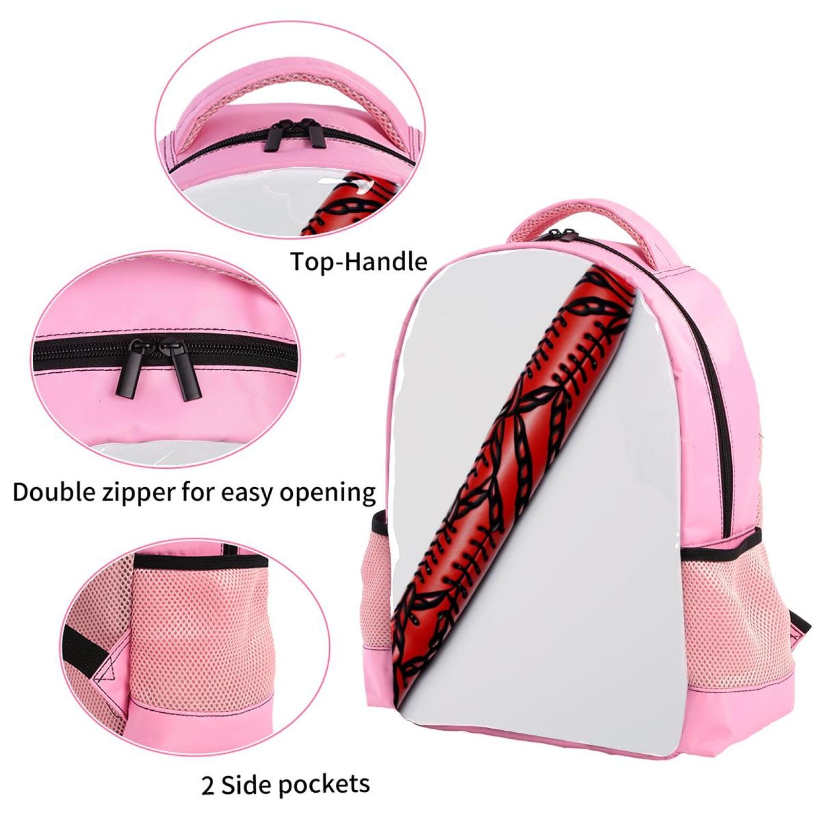 Stylish Travel Backpacks for Women & Men - Durable Baseball Backpack for Commuting, School, Sports & Outdoor Adventures