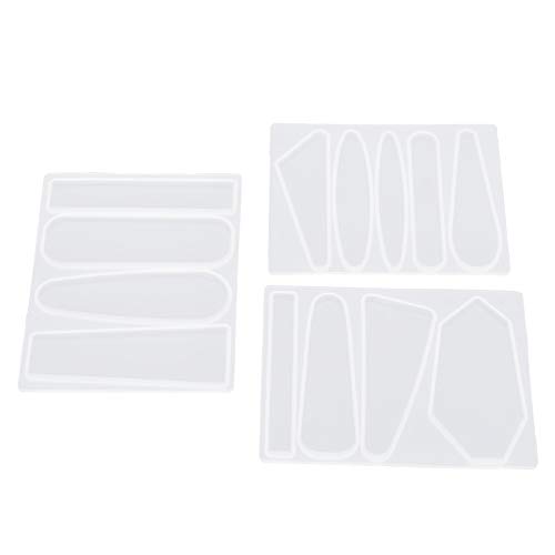 3Pcs Silicone Hair Clip Molds for DIY Resin Jewelry Making - Epoxy Resin Casting Molds for Hair Barrettes & Pins - Perfect for Crafting Unique Hair Accessories at Home