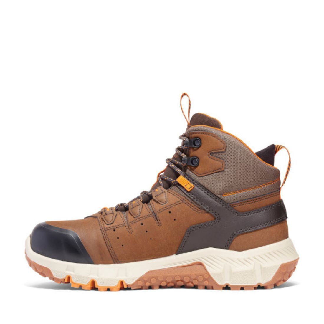 Timberland PRO Tempe Men's Waterproof 6-Inch Alloy Toe Work Boots - Brown TB0A63XBEPB | Durable Safety Shoes for Construction, Landscaping & Outdoor Work