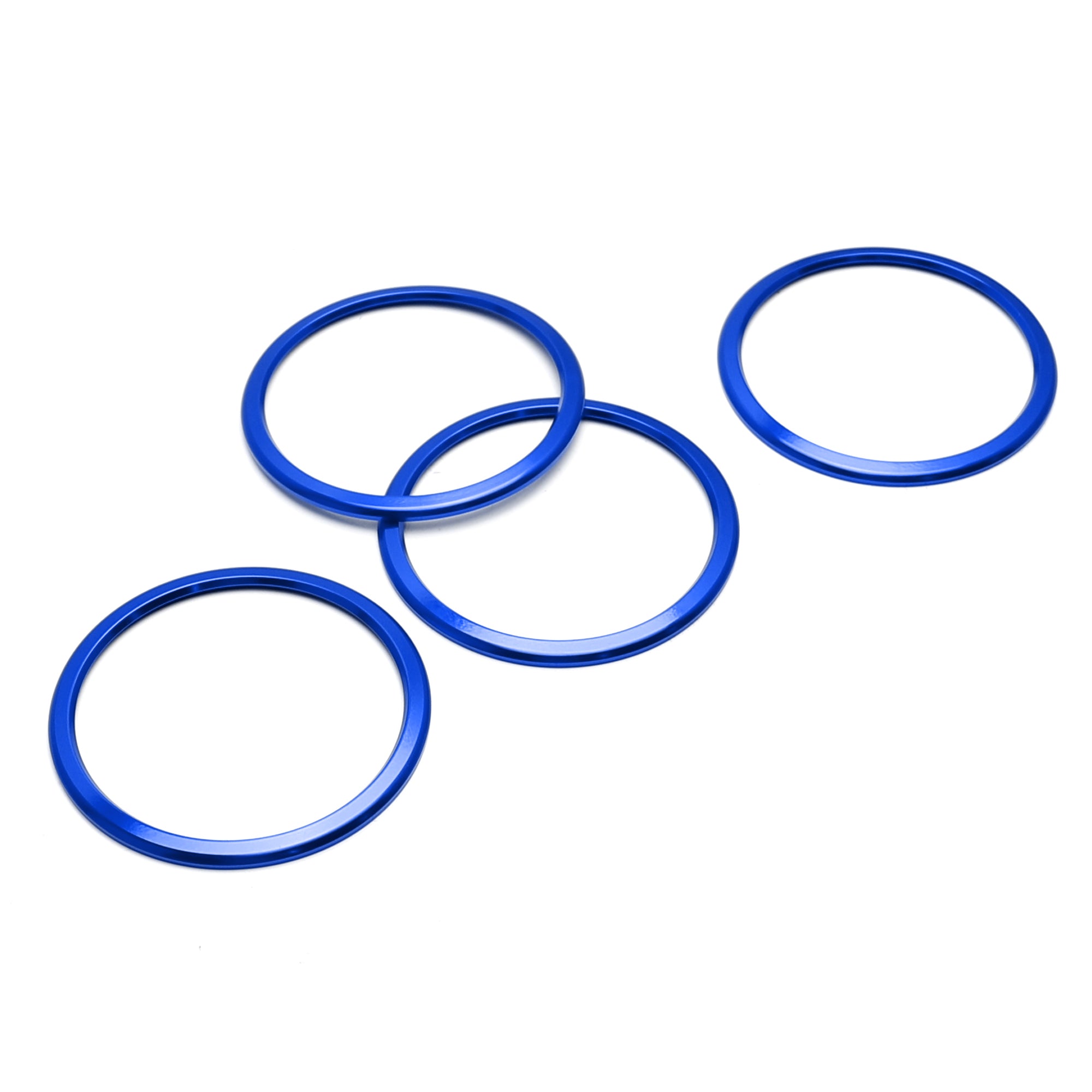 4 Pack Blue Air Conditioner Vent Outer Ring Trims for 2016+ Chevy Camaro - Stylish AC Vent Decor & Upgrade for Car Interior Customization