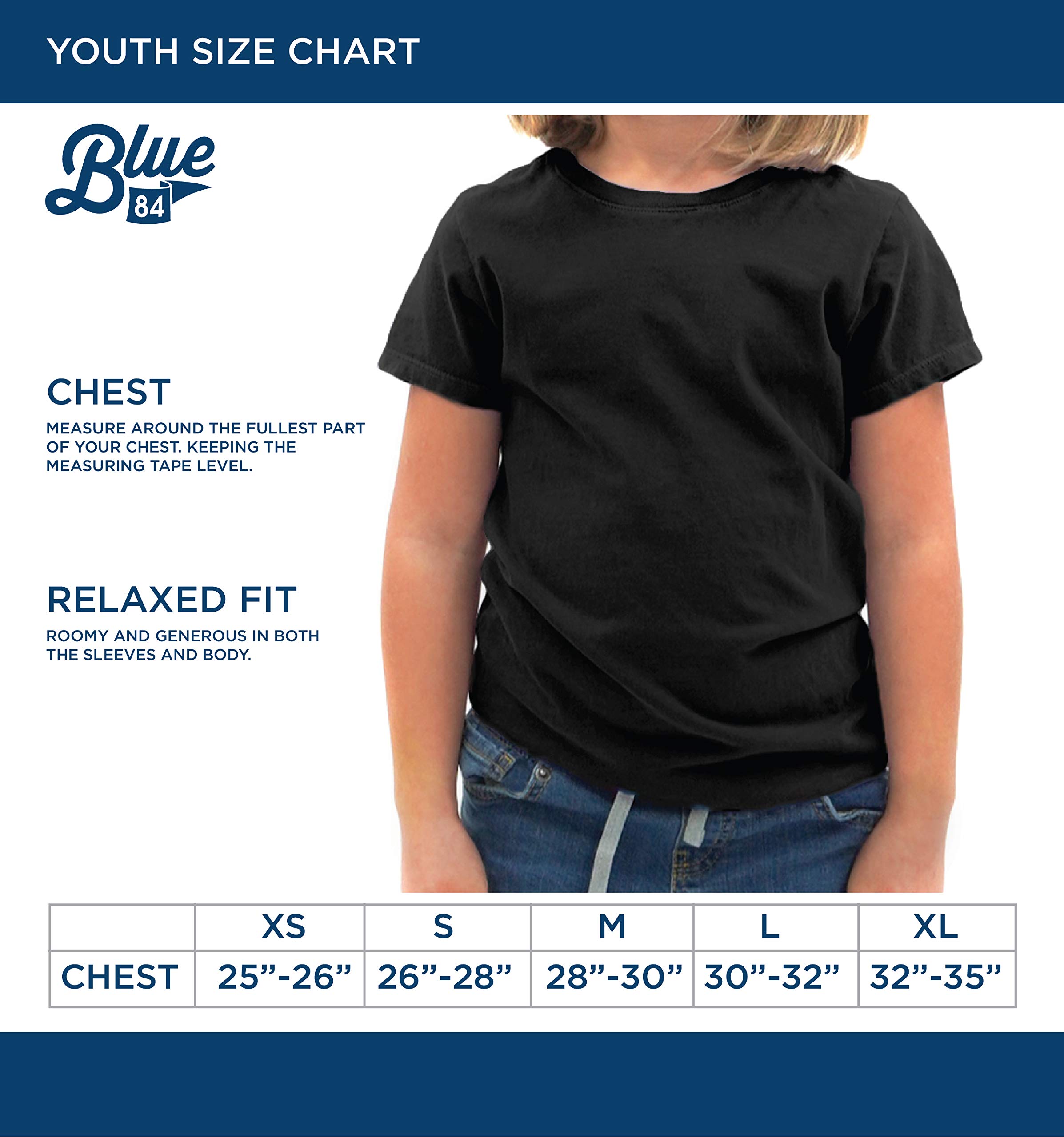 Blue 84 Kids' Graphic T-Shirt with Fun Action Print - Comfortable Cotton Tee for Playtime & Everyday Wear