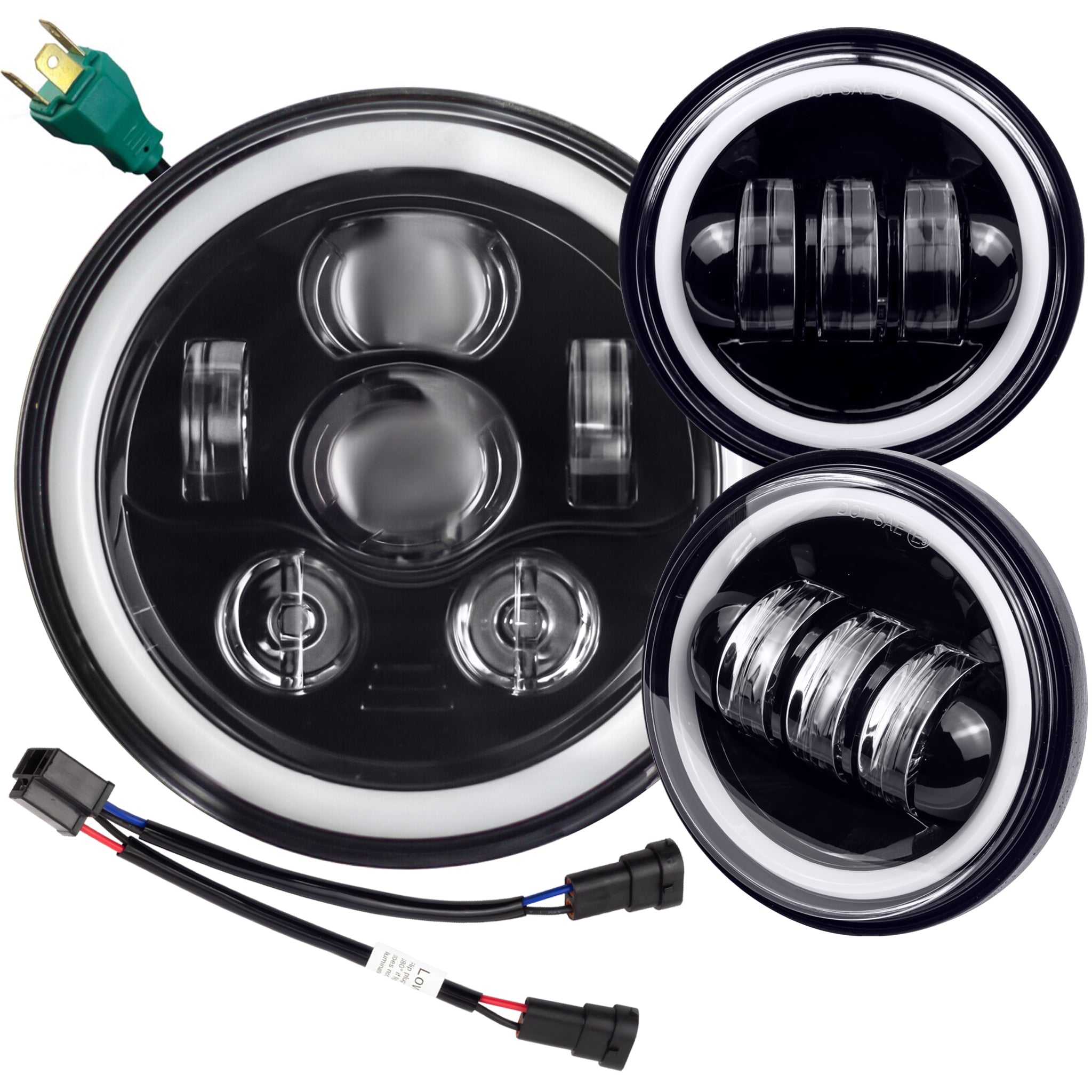 Eagle Lights 7 LED Headlight & 4.5