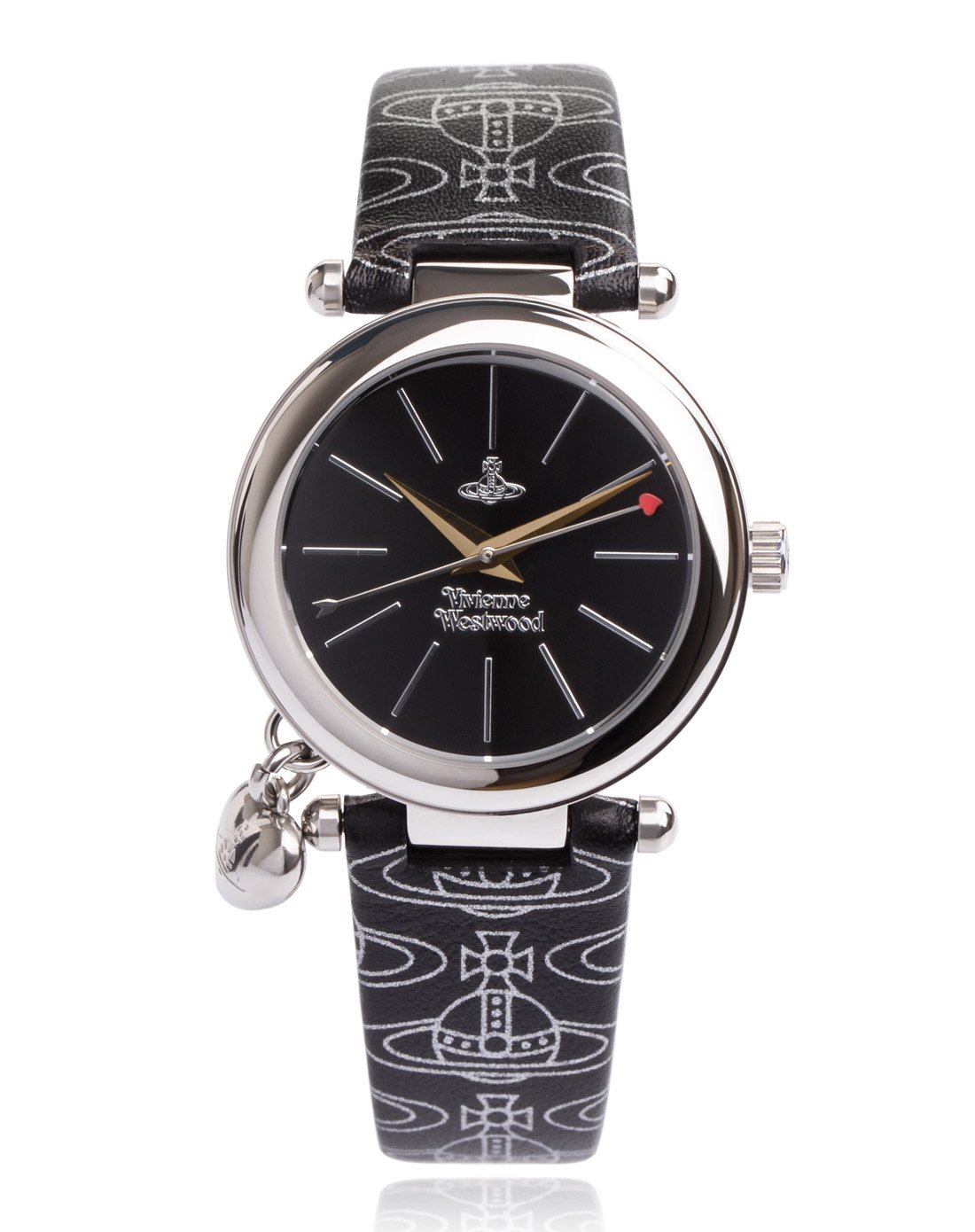 Vivienne Westwood Women's VV006BKBK Orb Black on Black Watch | Luxury Fashion Timepiece for Women | Perfect for Office, Evening Events & Special Occasions