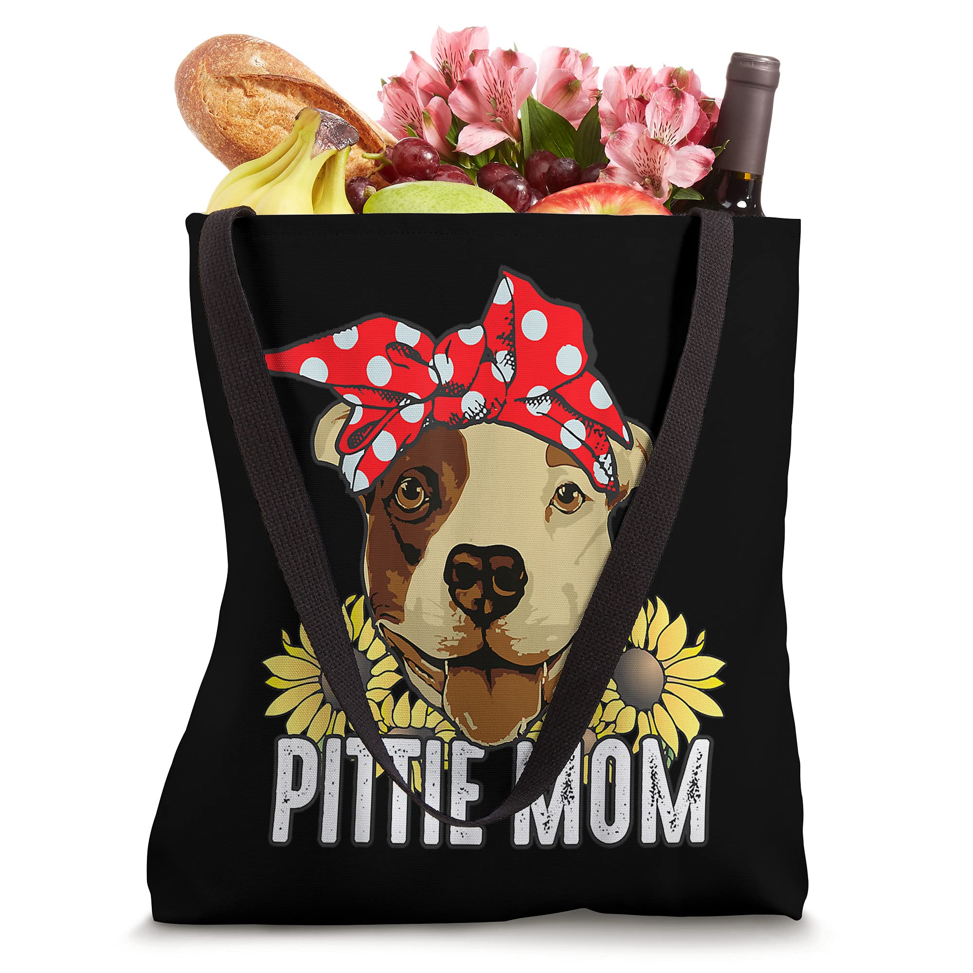 Vintage Pitbull Rescue Tote Bag - Durable & Stylish for Dog Lovers