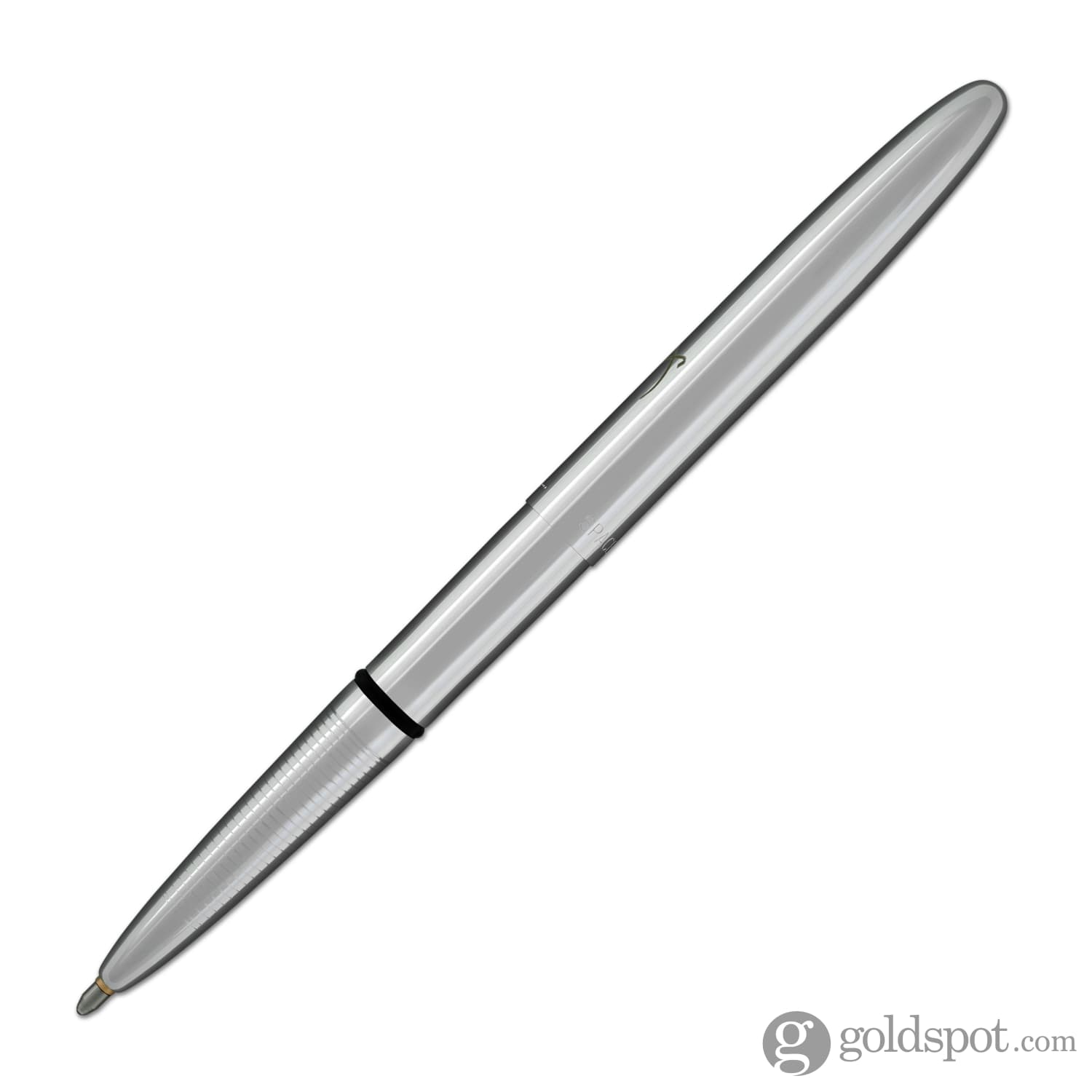 Fisher Space Pen Bullet Ballpoint Pen - Chrome Finish with Logo - Compact & Refillable for Everyday Carry, Travel, and Outdoor Adventures