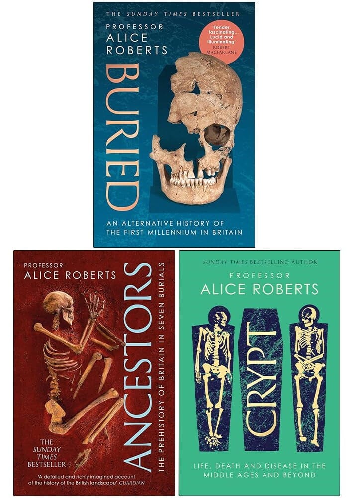 Alice Roberts 3 Books Collection Set - Nonfiction Paperback & Hardcover - Perfect for History Lovers, Science Enthusiasts & Book Collectors