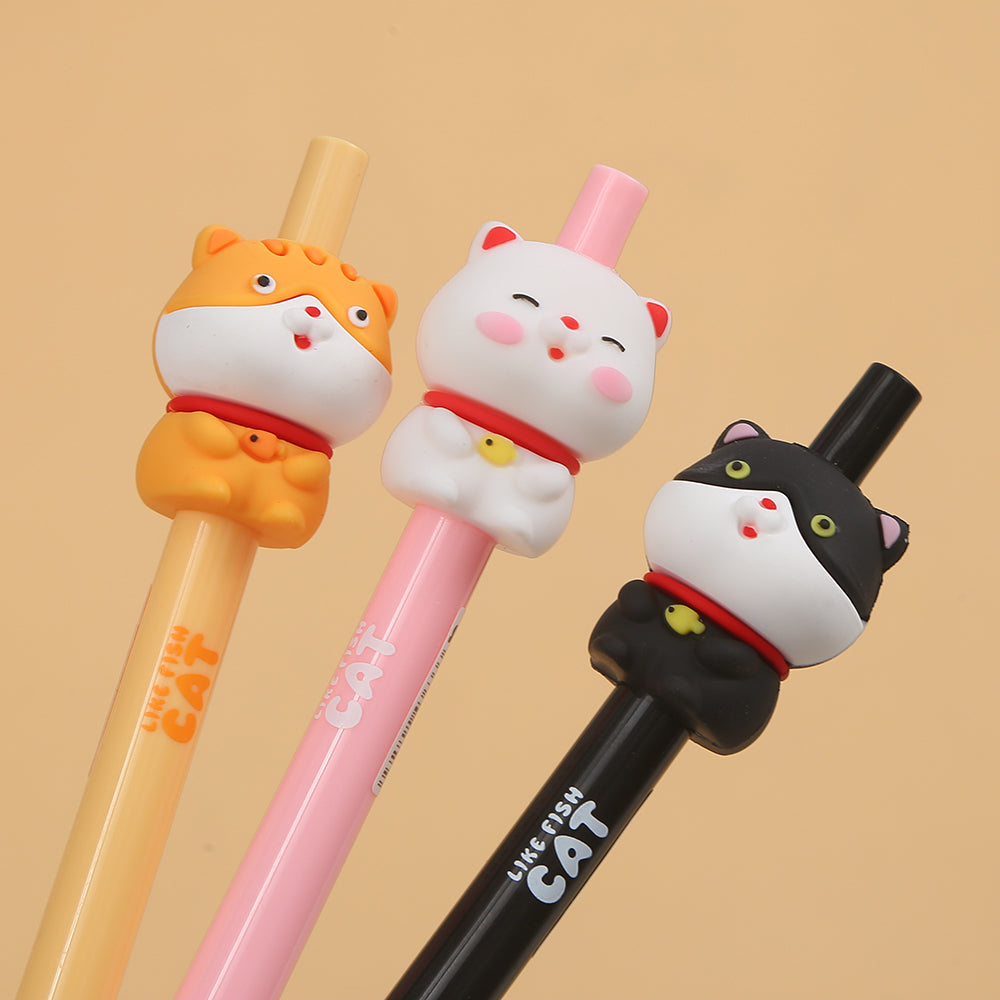 Premium Fish-Shaped Gel Pens for Cats - Fun & Safe Pet Toy for Playtime, Training & Enrichment