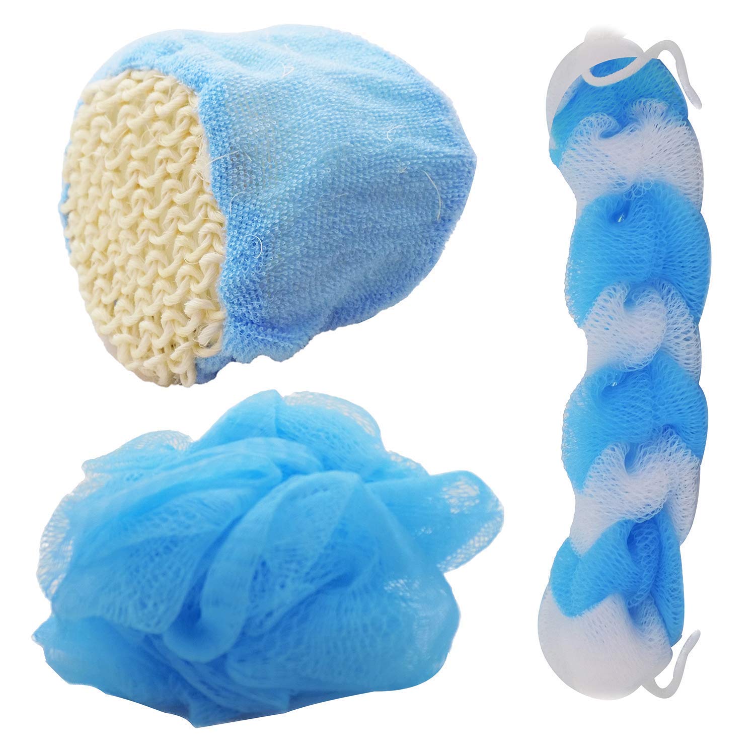 Premium Loofah Back Scrubber with Handle - Exfoliating Bath Sponge for Smooth Skin | Shower & Bath Accessories for Women & Men | Soft Pink | 20g Single Pack | Perfect for Deep Cleansing & Relaxing Spa Days at Home