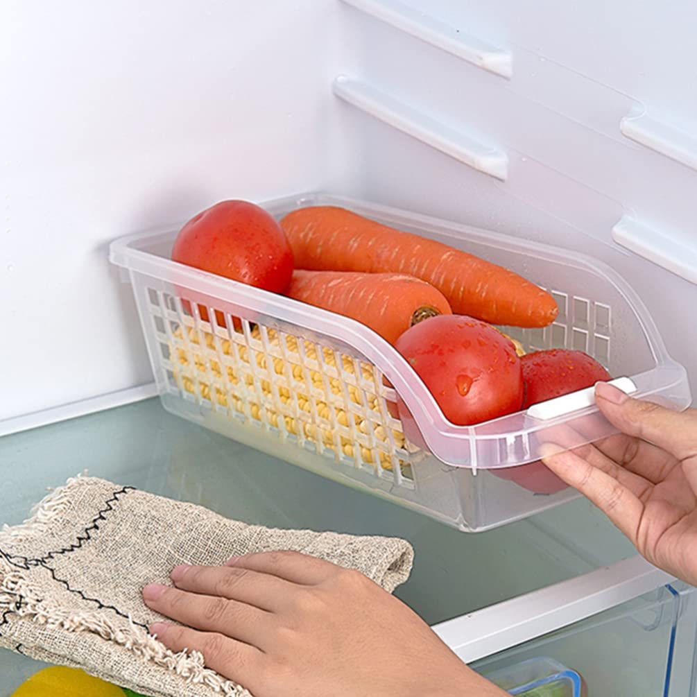 2-Pack Milk Food Storage Containers - Refrigerator Organizer Box for Eggs, Fruits & Vegetables - BPA-Free Freezer Storage Case with Lid - Perfect for Kitchen, Pantry & Fridge Organization