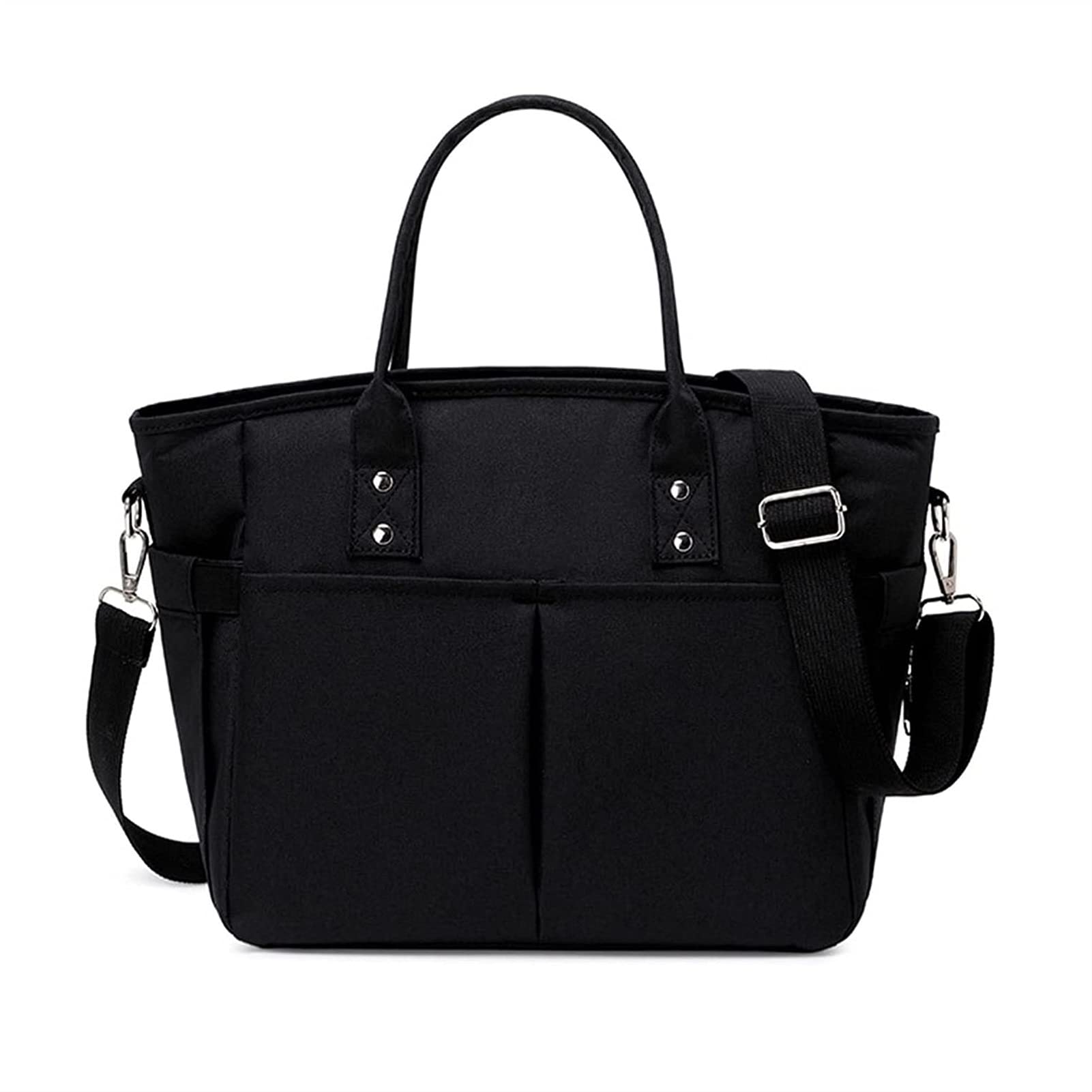 MIAOMSI Insulated Tote Lunch Bag for Women - Large Capacity Cooler Bag for Picnic, Work & Travel - Reusable Shoulder Lunch Box (Black) - Perfect for Office, School & Outdoor Activities