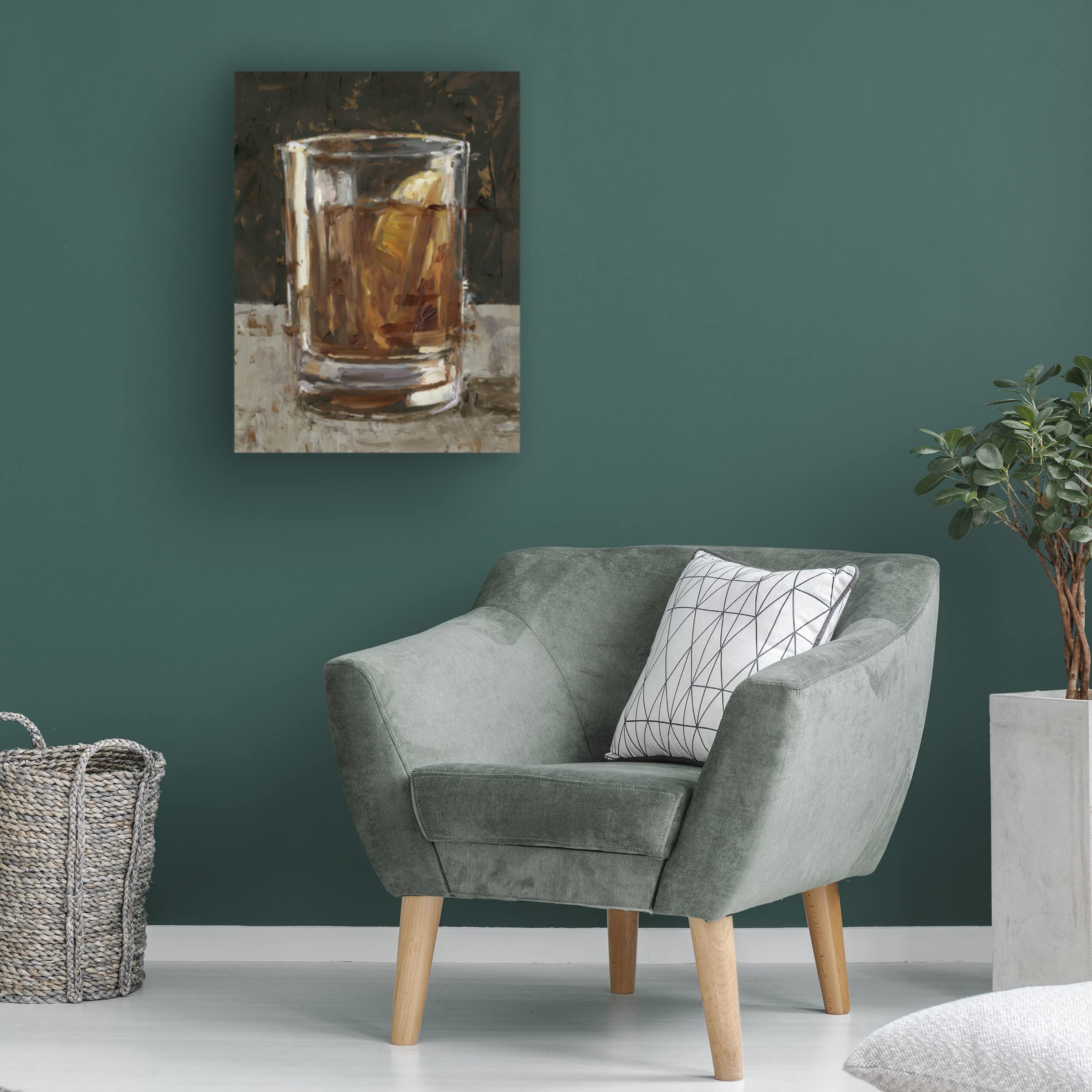 Trademark Fine Art 'The Hard Stuff II' Canvas Wall Art by Ethan Harper - Modern Home Decor for Living Room & Office