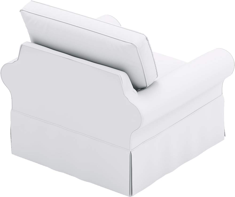 Heavy Duty Cotton Chair Slipcover - Fits Pottery Barn PB Basic Chair (39.5