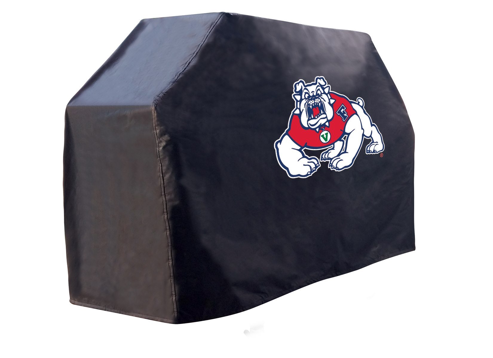 Holland Bar Stool Co. Fresno State Grill Cover - Waterproof BBQ Grill Cover for Outdoor Cooking, Tailgating & Backyard Parties - Fits Most Standard Size Grills (Black)