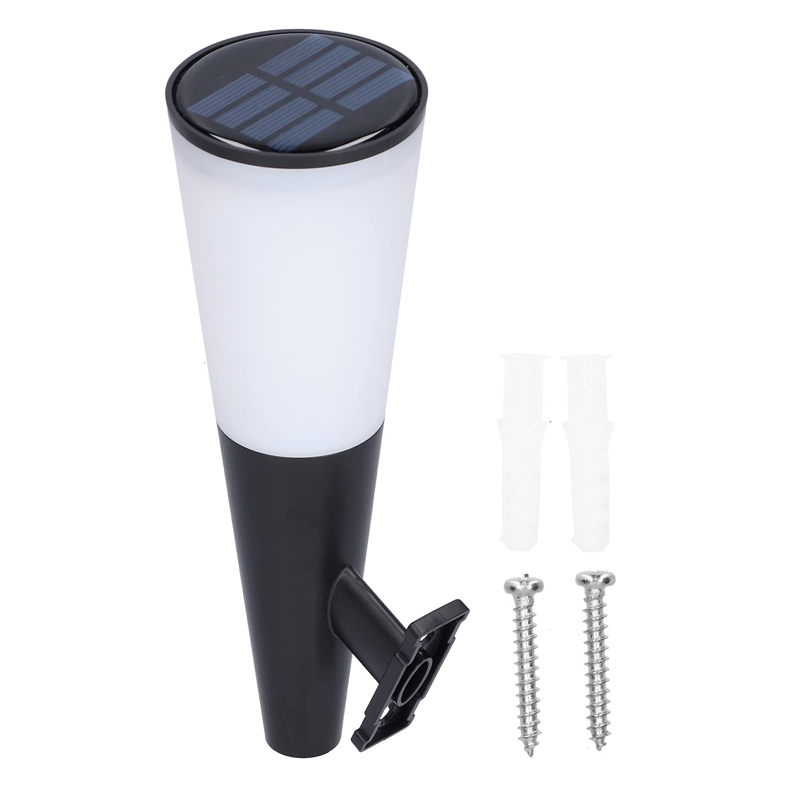 Mumusuki Solar Wall Mount Lamp - Warm White & RGB Color Changing LED Outdoor Light, Waterproof & Durable for Garden, Garage, Backyard, Patio - Energy Saving Solar Powered Security Lighting for Pathways, Driveways, and Home Exterior