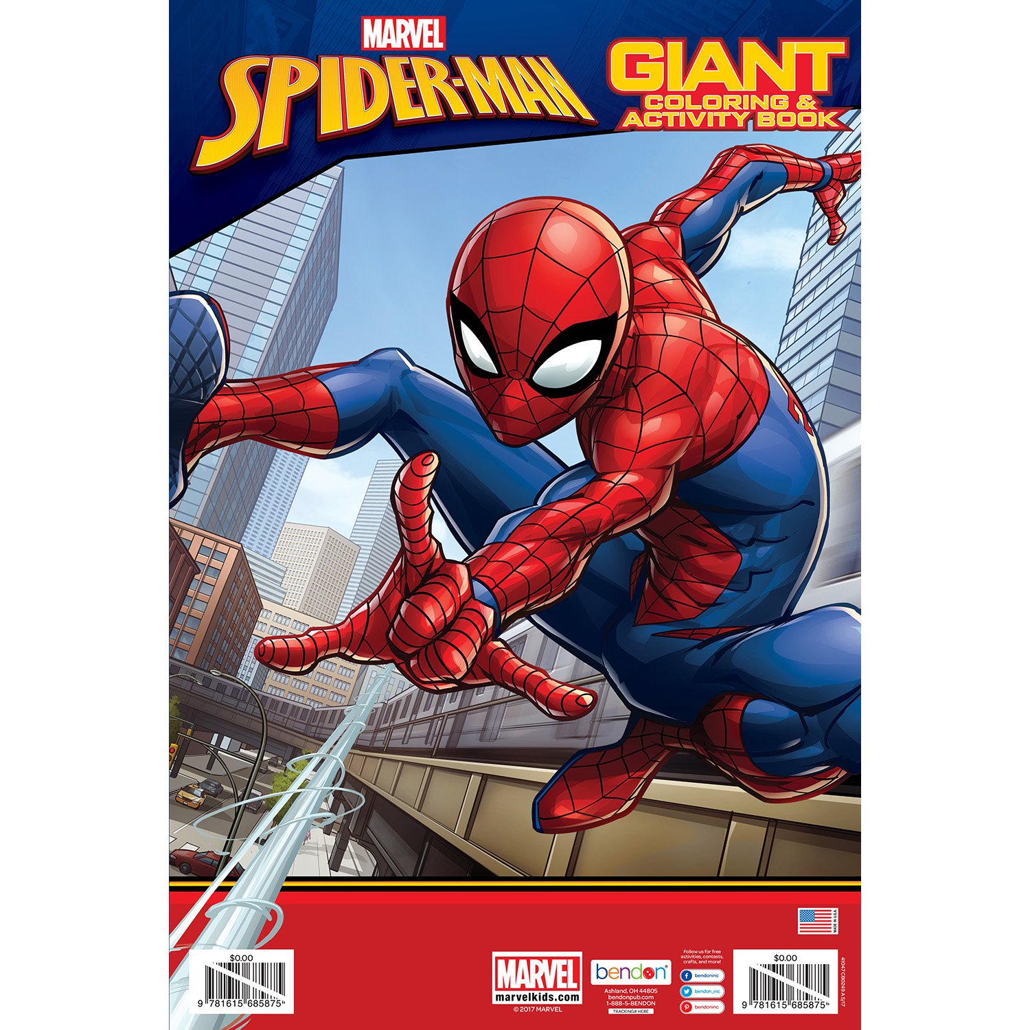 Spider-Man Activity Book for Kids - Superhero Coloring & Puzzle Fun - Perfect for Travel, Birthday Gifts & Rainy Day Activities
