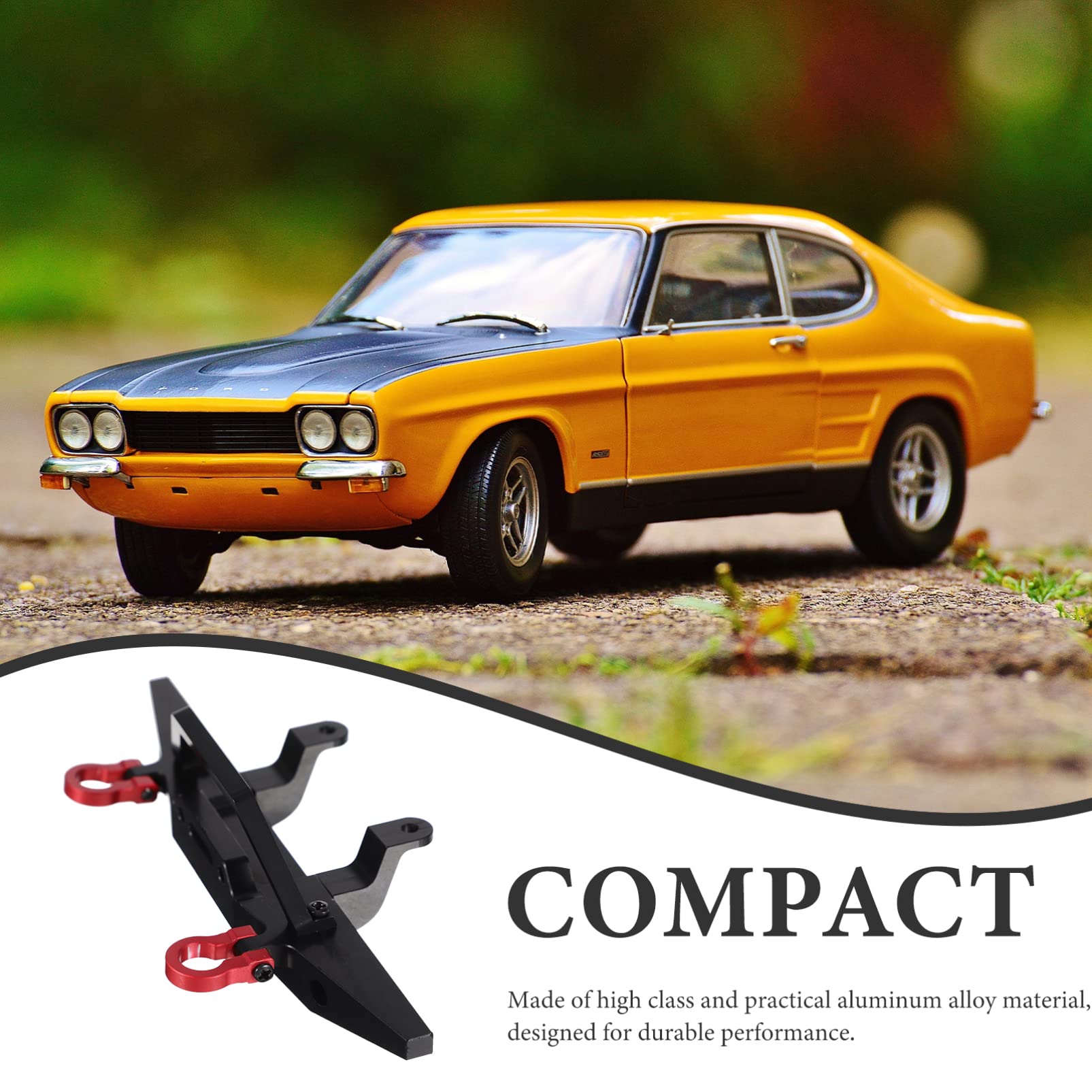 iBasenice D90 Front Guard Bar - Heavy Duty Aluminum Alloy RC Car Bumper for Traxxas D90, Adjustable & Durable Off-Road Protection - Perfect for Crawling, Rock Racing & Trail Adventures