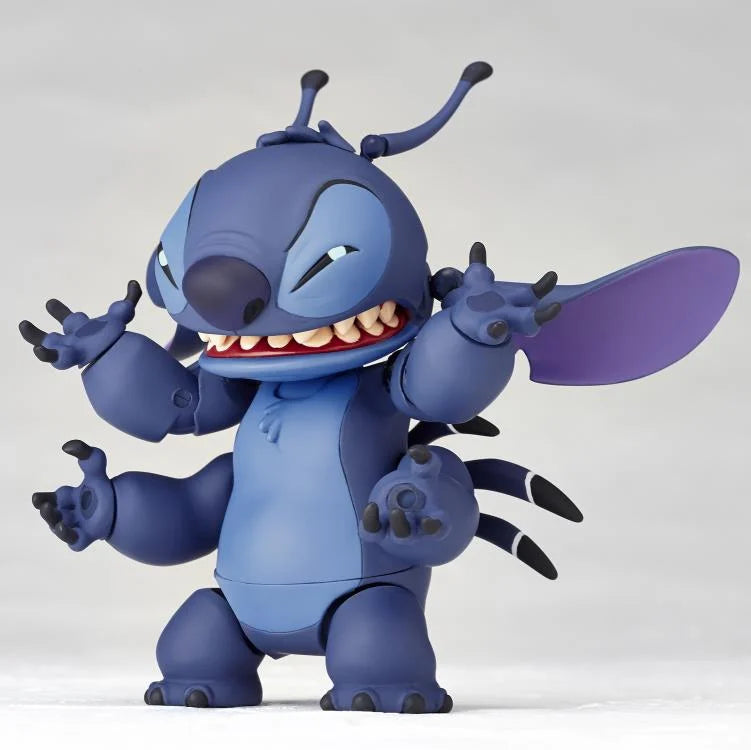 Amazing Yamaguchi Revoltech Action Figure Stitch NR035 - Highly Poseable Collectible Toy for Disney Fans and Anime Lovers - Perfect for Display, Photography, and Cosplay Inspiration