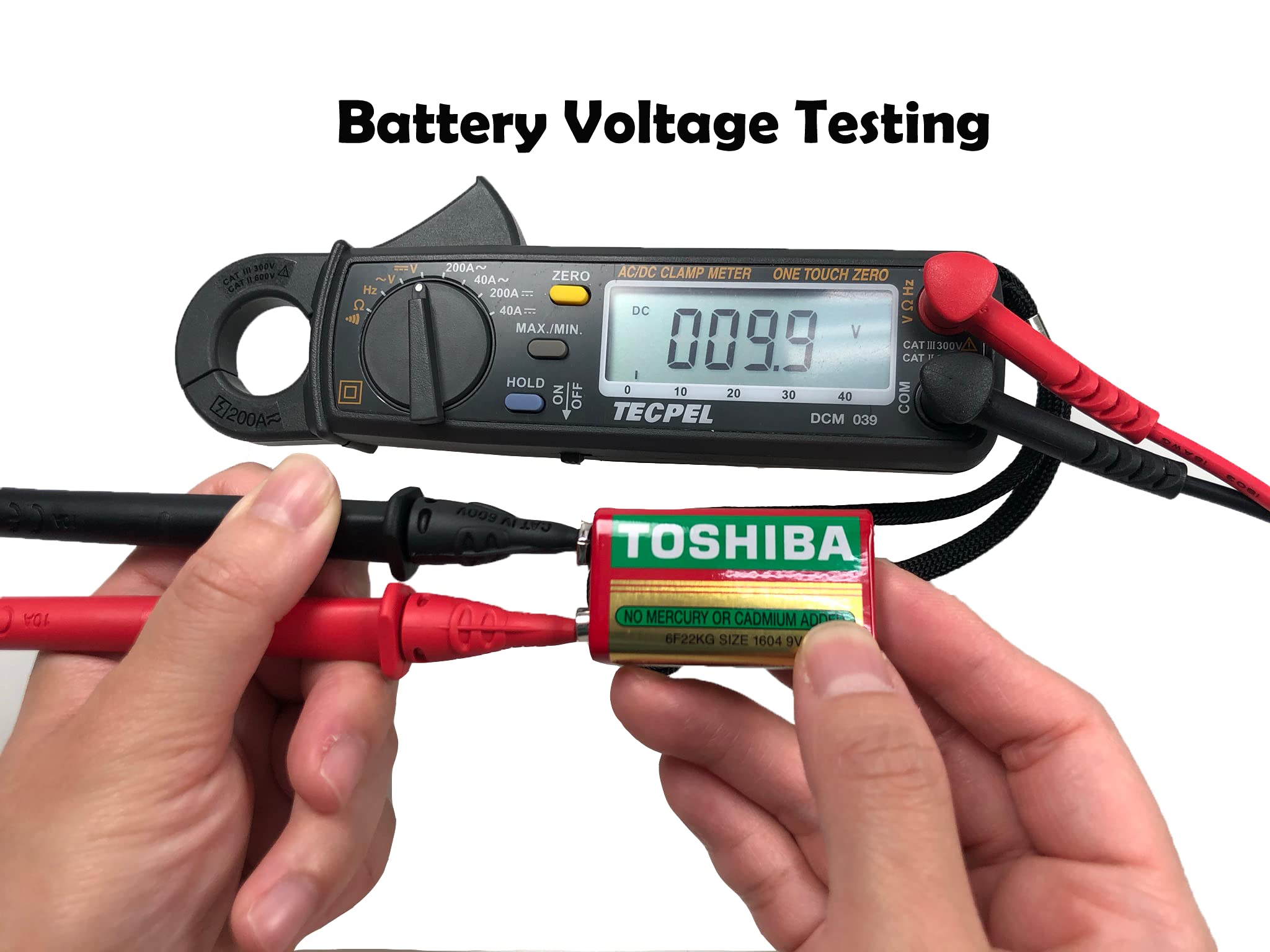 DCM-039 200A AC/DC Clamp Meter with 10mA High Resolution - Perfect for Electrical Testing, HVAC Maintenance, and Automotive Diagnostics