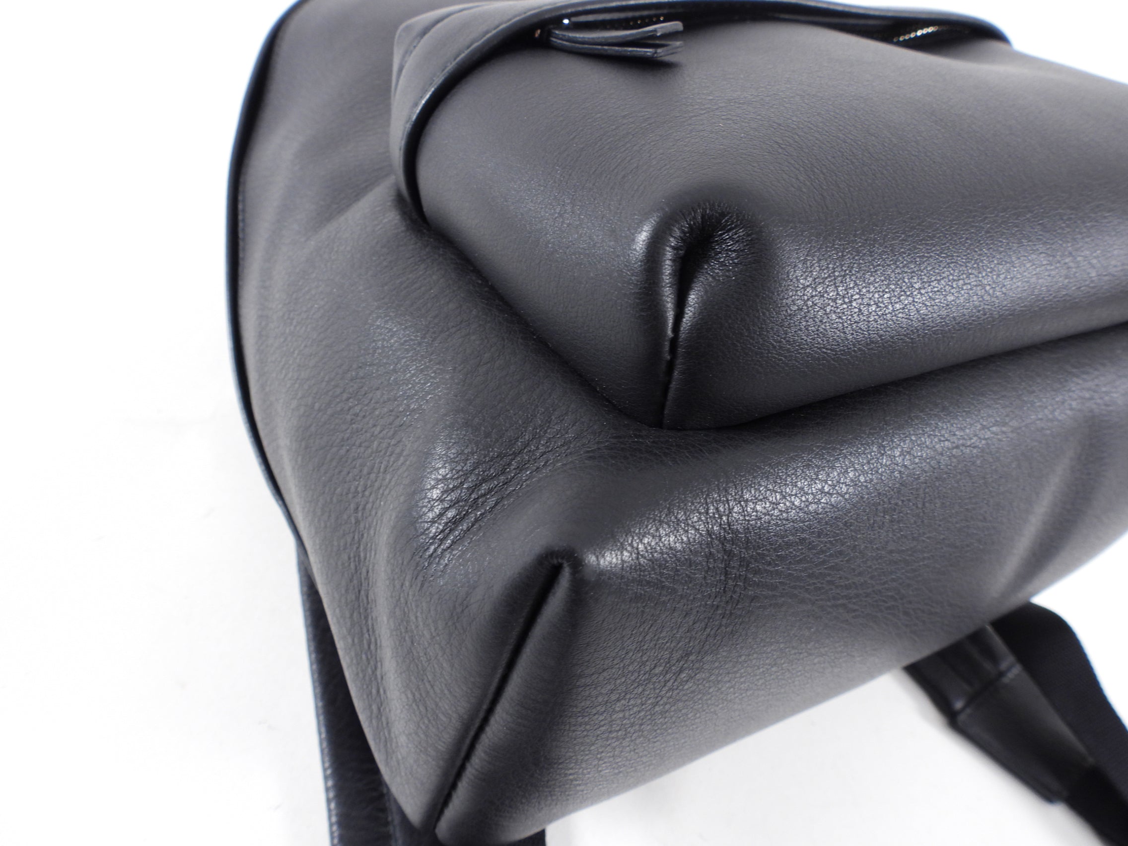 Balenciaga Everyday Black Logo Leather Small Backpack for Women - Stylish & Compact Designer Bag for Travel, Work & Daily Use