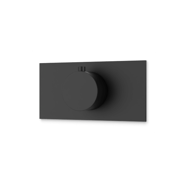 Square & Round Thermostat Trim Kit with Letterbox Plate - Universal Cover for Honeywell, Nest, Ecobee - Perfect for Home & Office HVAC Systems