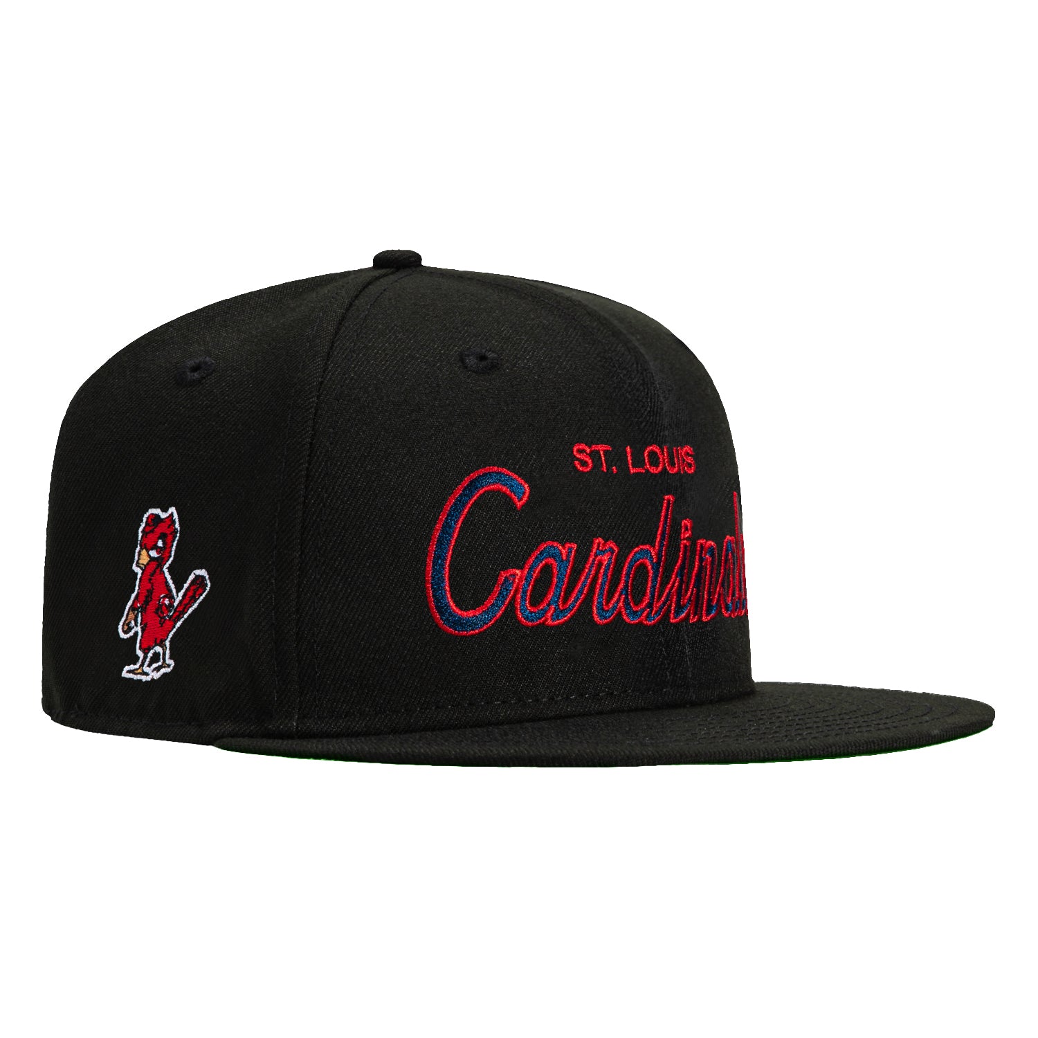 New Era 59Fifty St Louis Cardinals MLB Baseball Cap with Embroidered Logo Patch - Black Adjustable Snapback Hat for Men & Women - Perfect for Baseball Games, Sports Fans & Streetwear Fashion