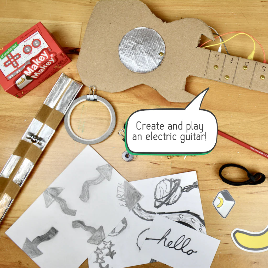 Makey Makey Craft + Code Booster Kit - STEM Learning & Creative Coding for Kids - Perfect for Classroom Projects & DIY Electronics