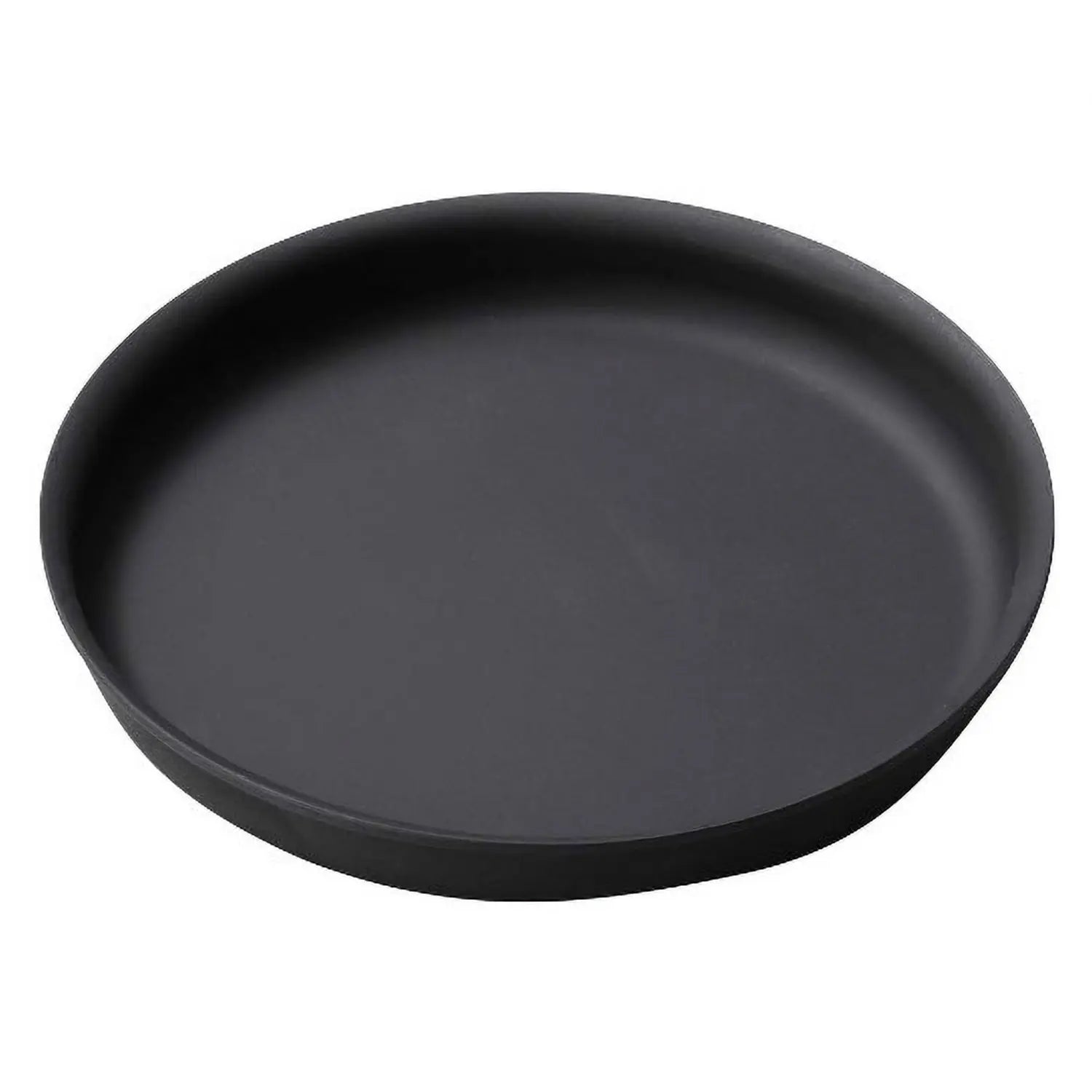 Premium MIN Cast Iron Round Sizzler Platter - 12 Inch Rustproof Grill Plate for Steak, Fajitas & Hot Dishes | Perfect for BBQ, Camping & Restaurant Serving